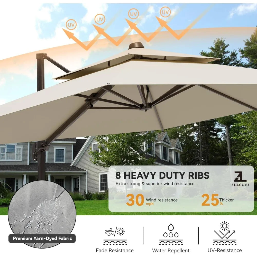 Rectangular  Large Offset Umbrella