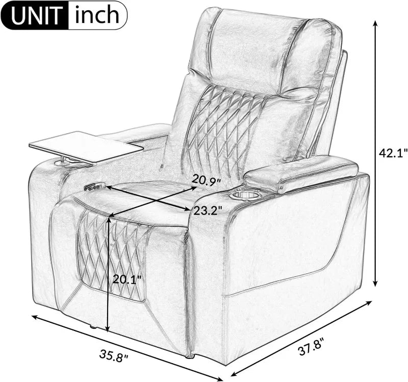 Electric Recliner with USB