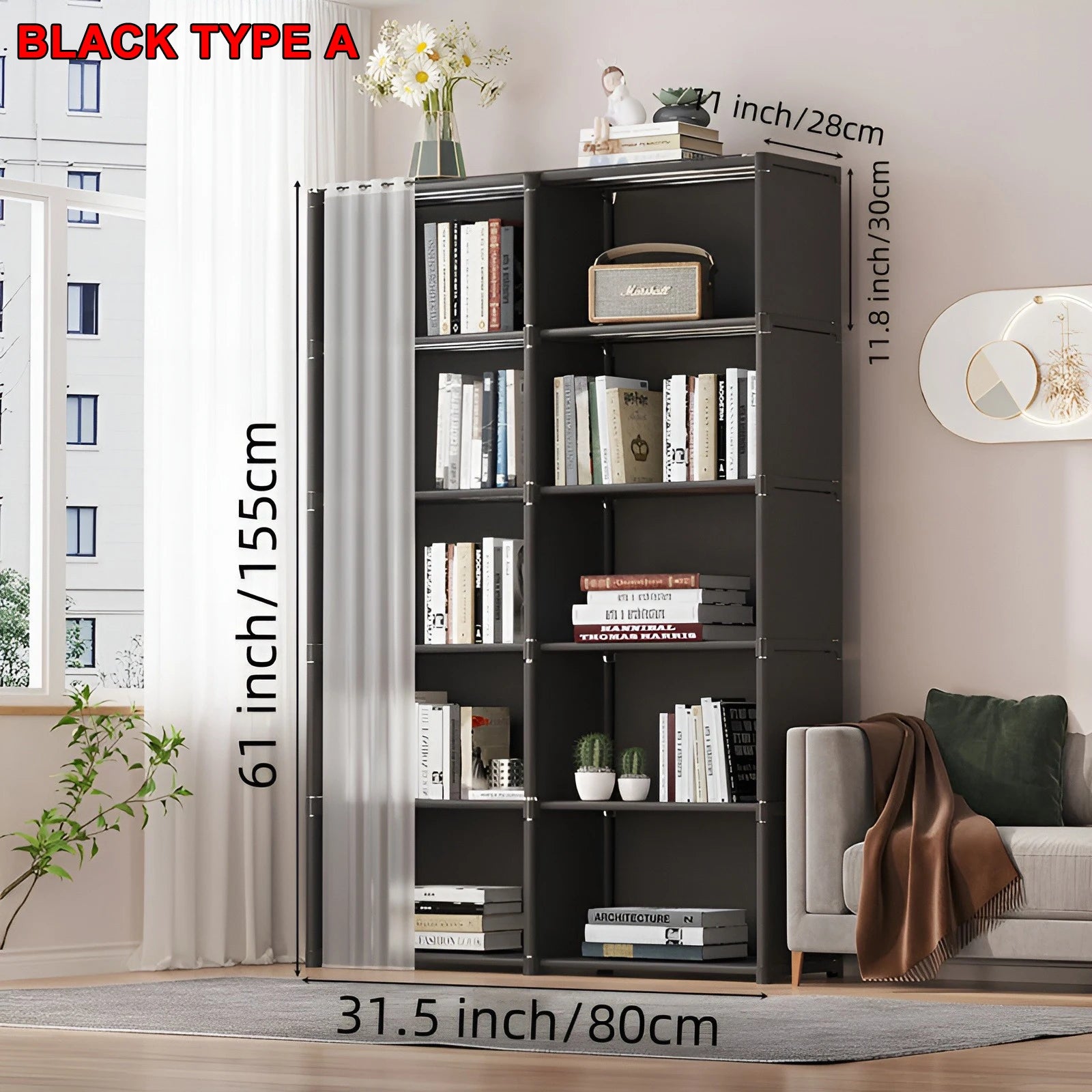 Clothes, Books, & Toys Organizer