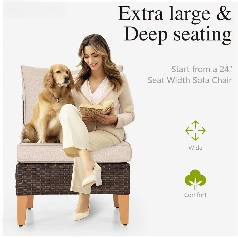 Oversized  Outdoor Patio Furniture Set
