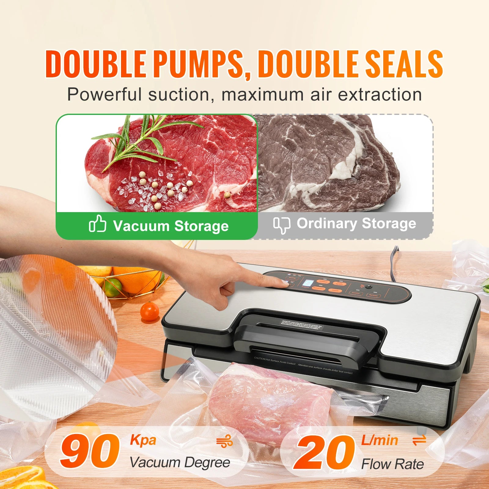 Vacuum Sealer Packaging Machine
