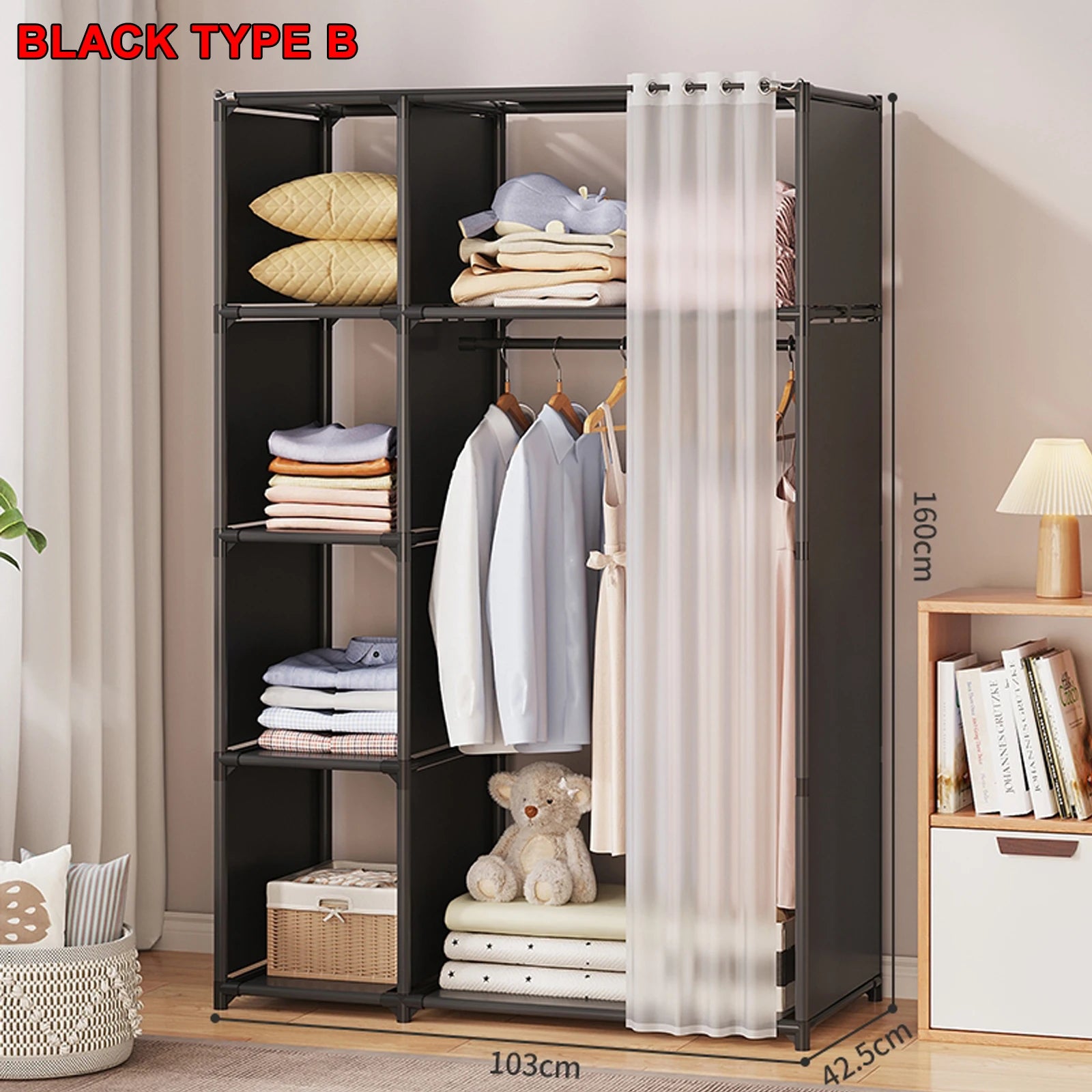 Clothes, Books, & Toys Organizer