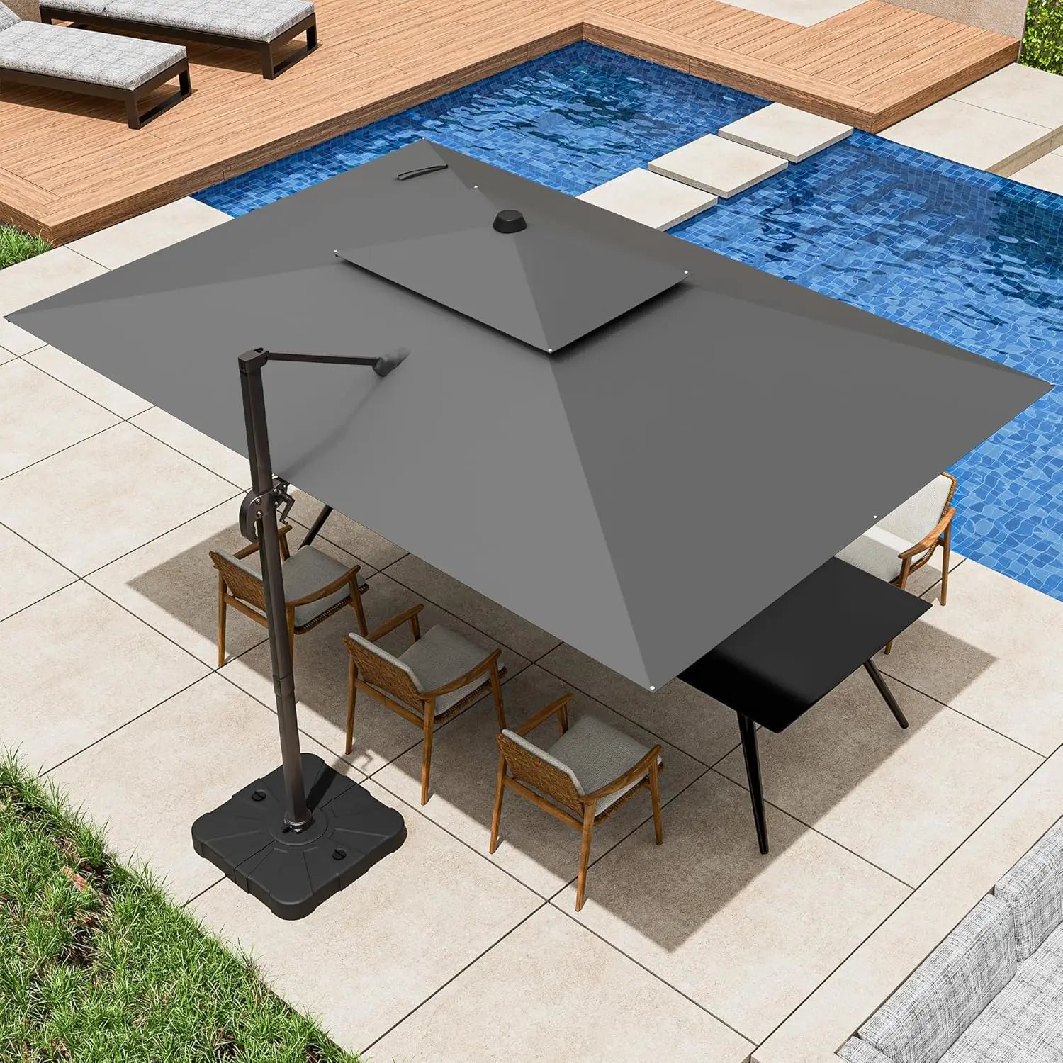 Rectangular  Large Offset Umbrella