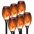 Solar Torch Lights with Flickering Flame