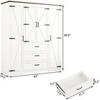Armoire Wardrobe Closet and Drawers