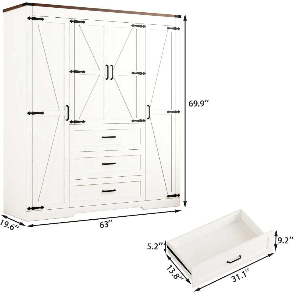 Armoire Wardrobe Closet and Drawers