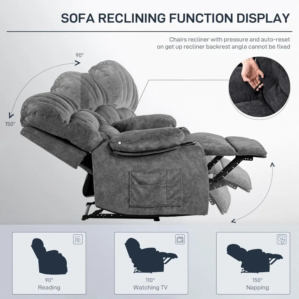 Modern Ergonomic Gravity Recliner