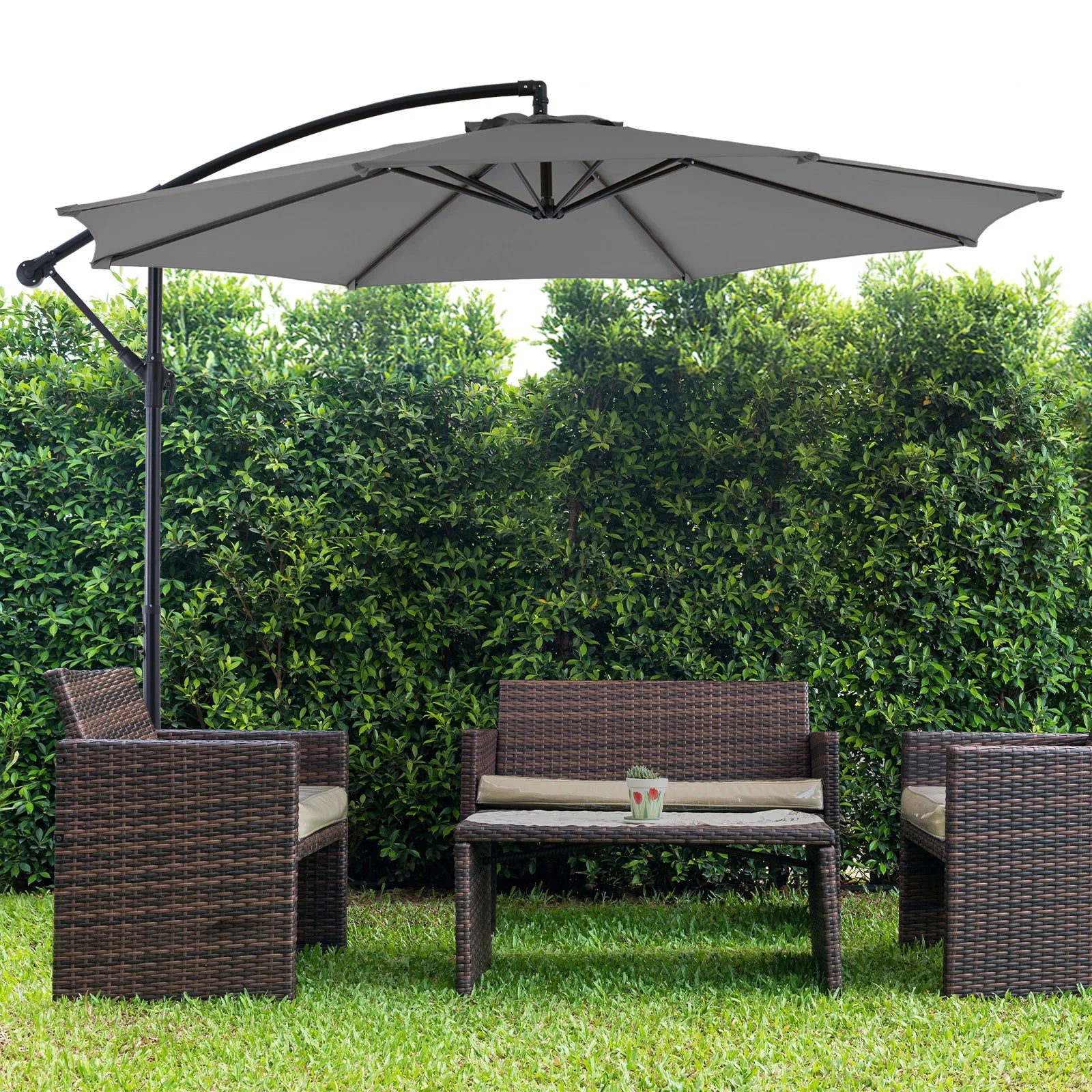 Patio Umbrella with Tilt Adjustment