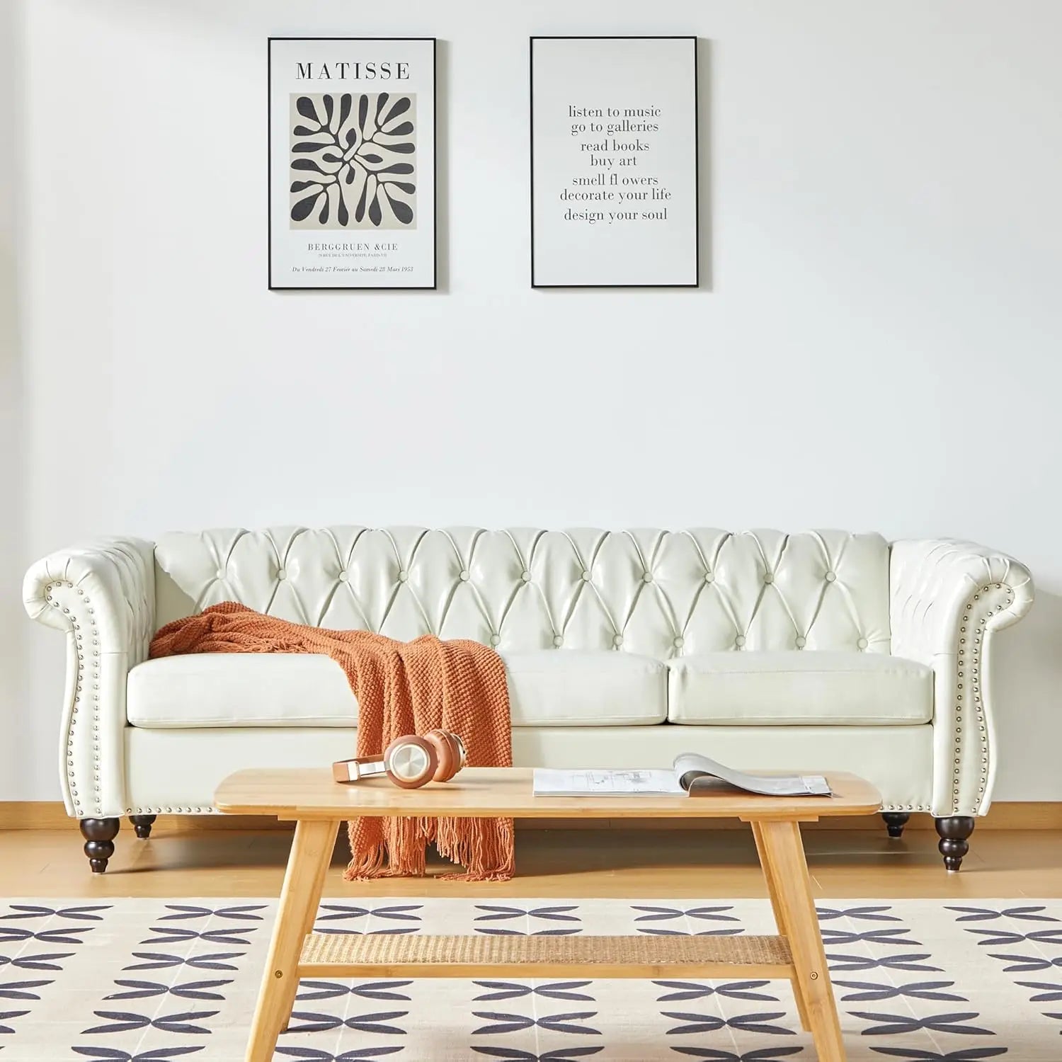 Tufted Couch 3 Seater