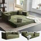 Convertible Sofa Bed  with Armrests and Backrest