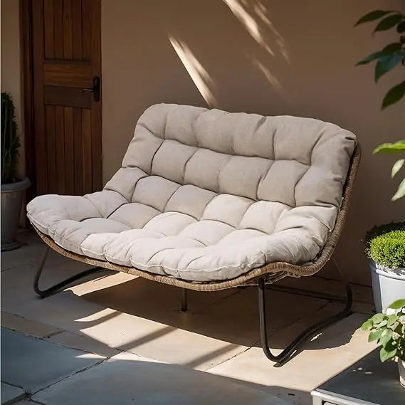 Outdoor Couch with Soft Cushion