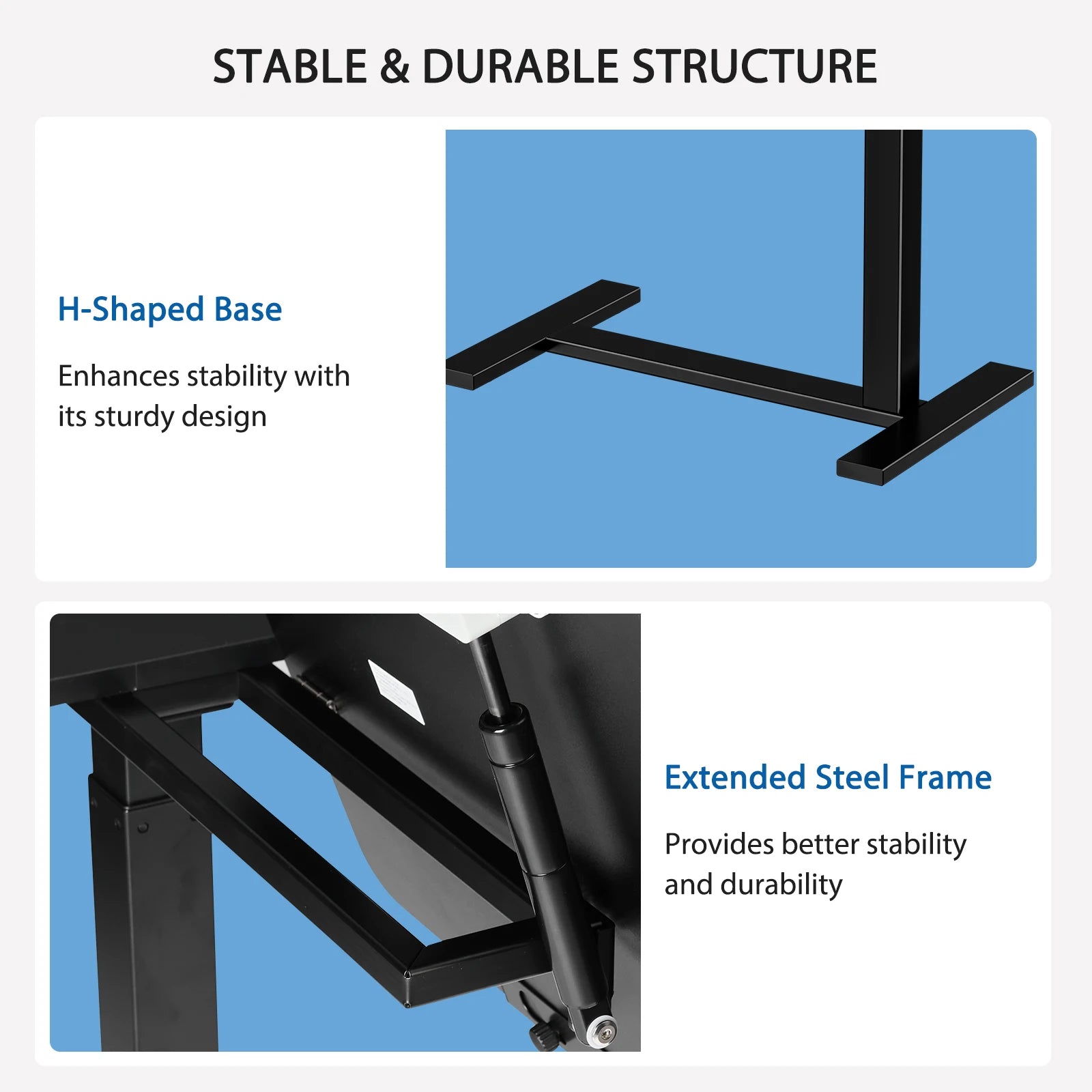 Tilt Top Adjustable Height Table Desk