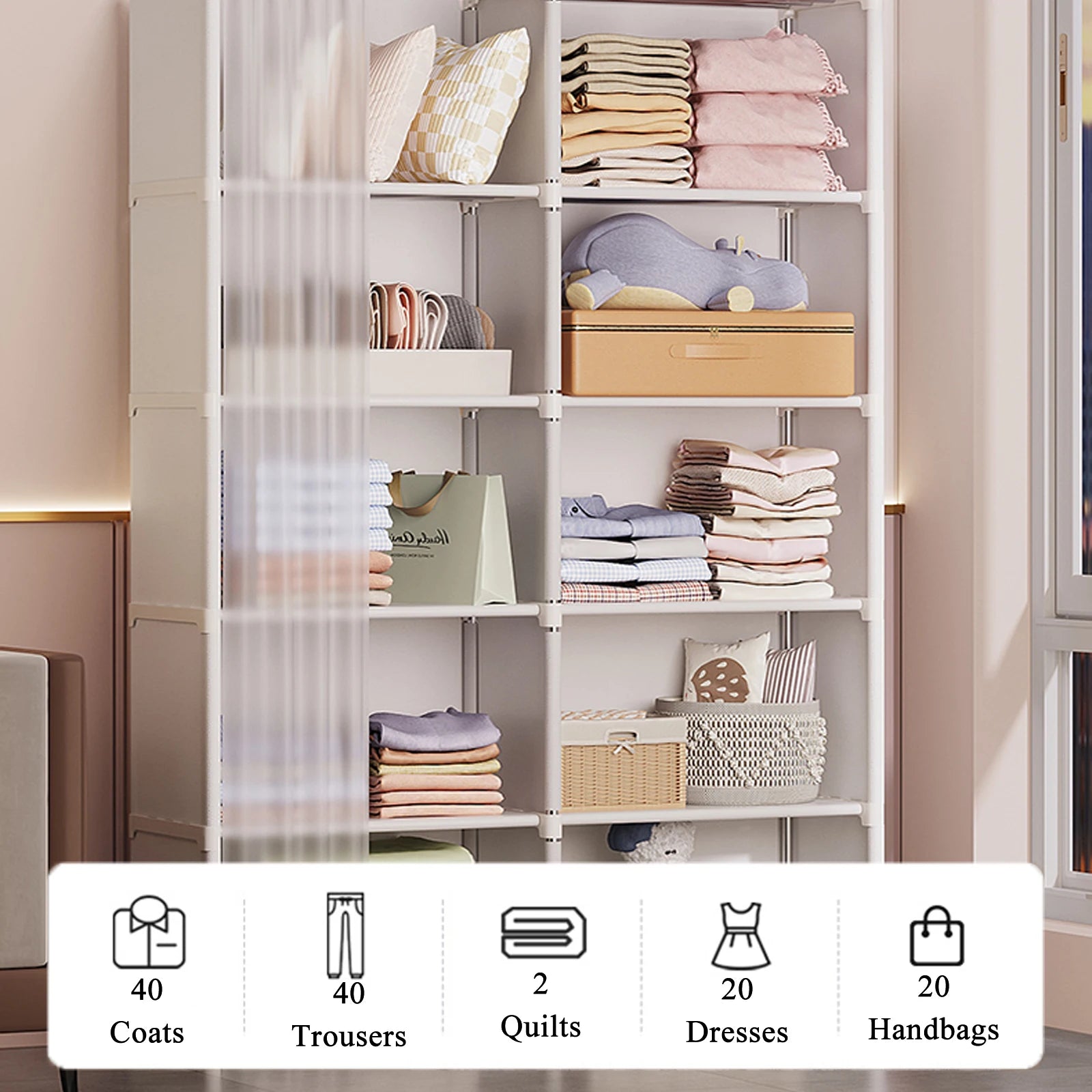 Clothes, Books, & Toys Organizer