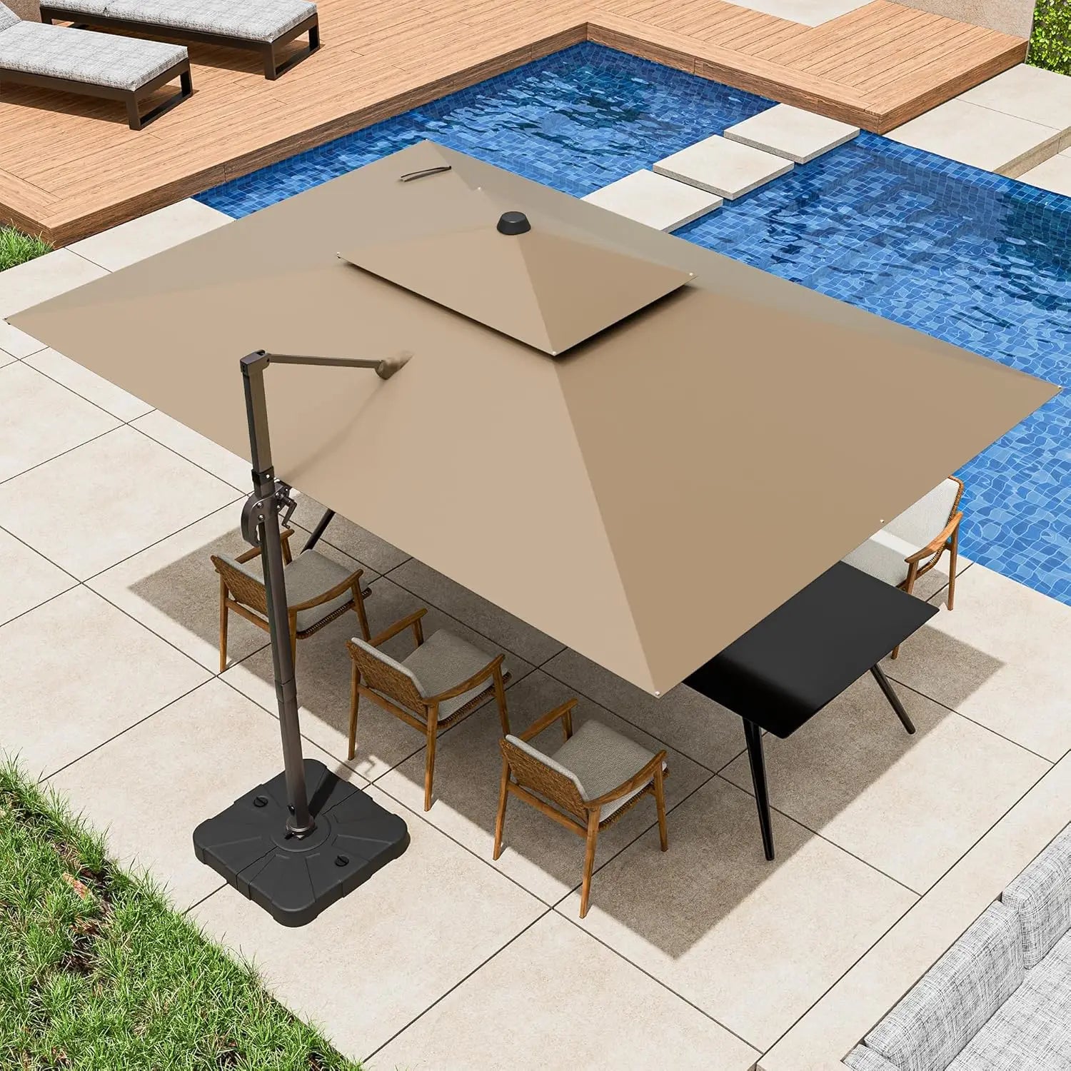 Rectangular  Large Offset Umbrella