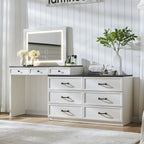 Vanity Desk with Large Drawers