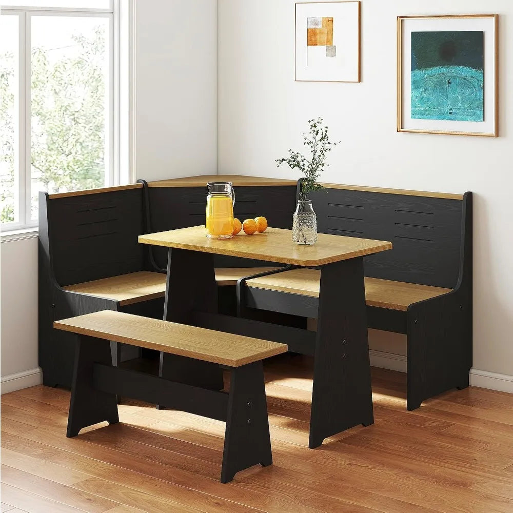 Dining Table Bench Chair Set