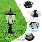 Solar Powered Outdoor Post Light,