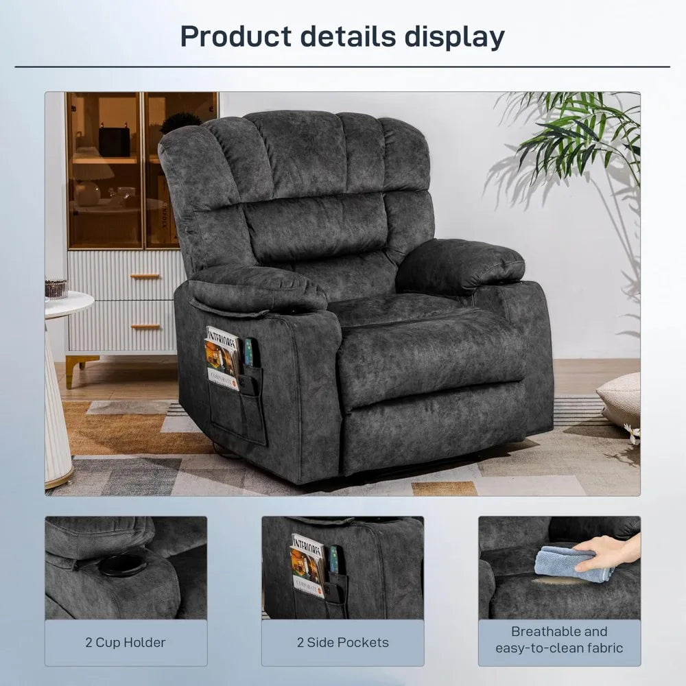 Modern Ergonomic Gravity Recliner