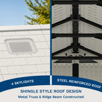 Waterproof & Rustproof Outdoor Tool Shed
