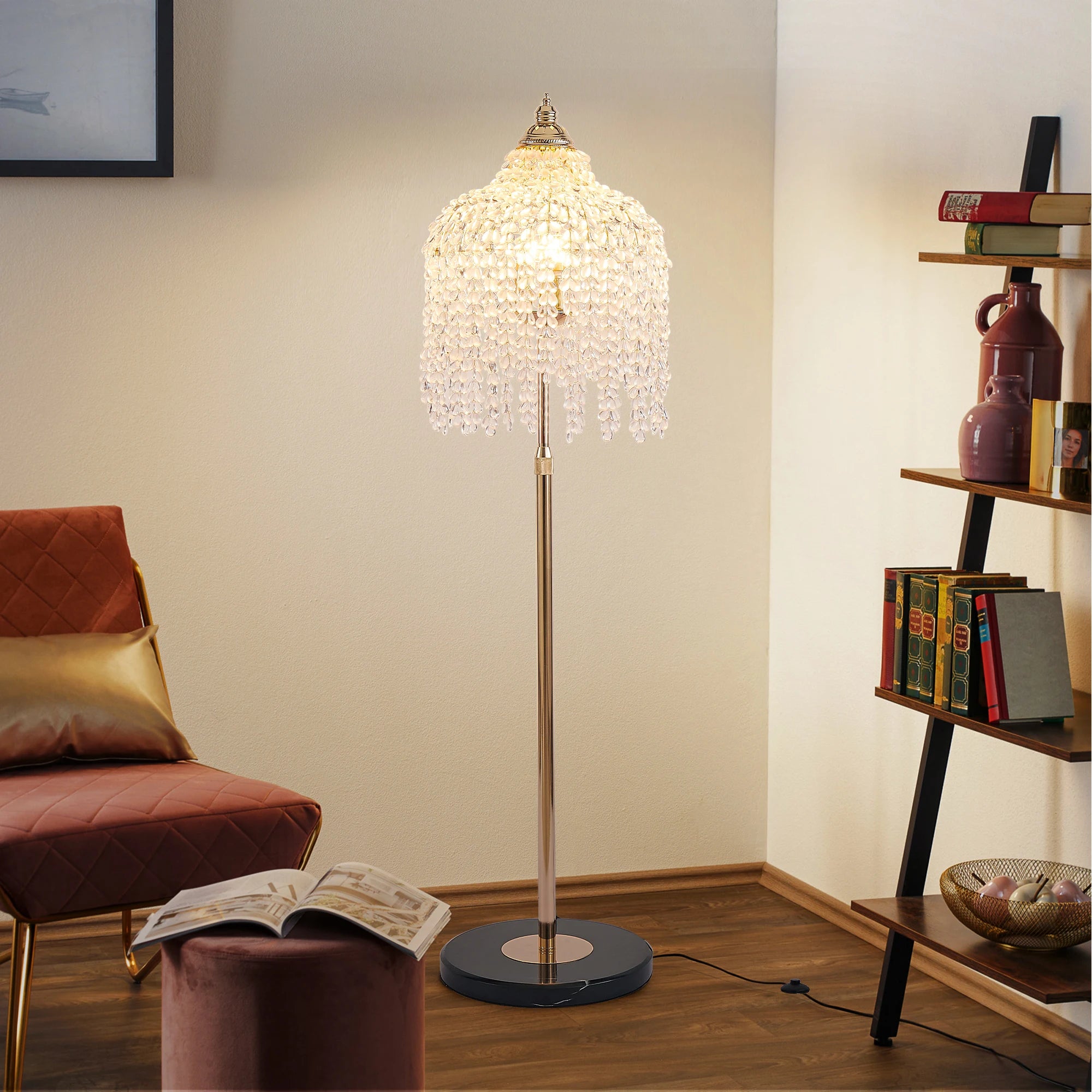 Crystal Floor Lamp