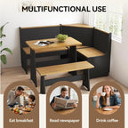 Dining Table Bench Chair Set