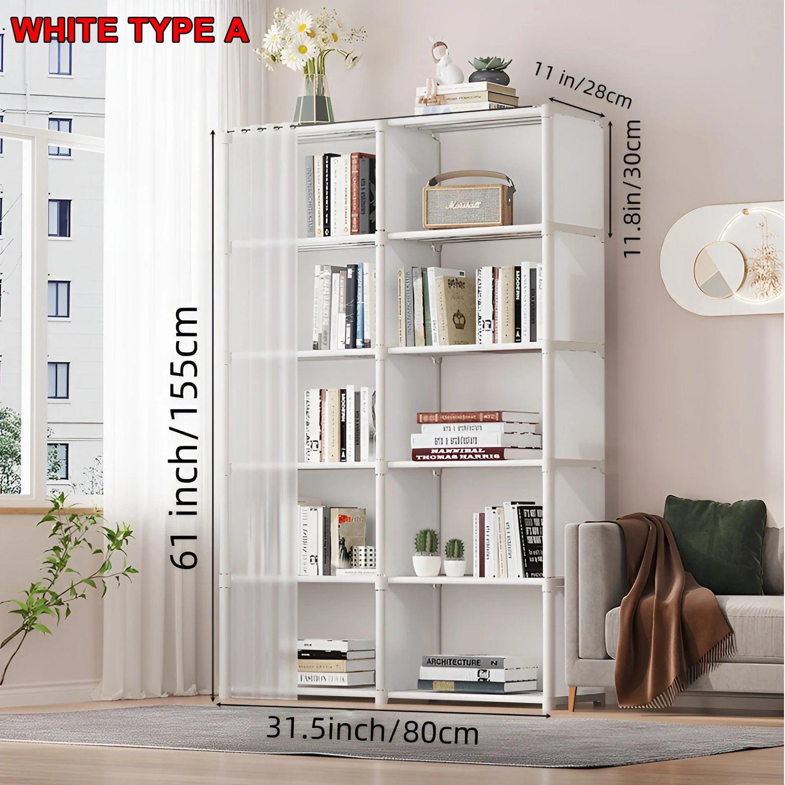 Clothes, Books, & Toys Organizer