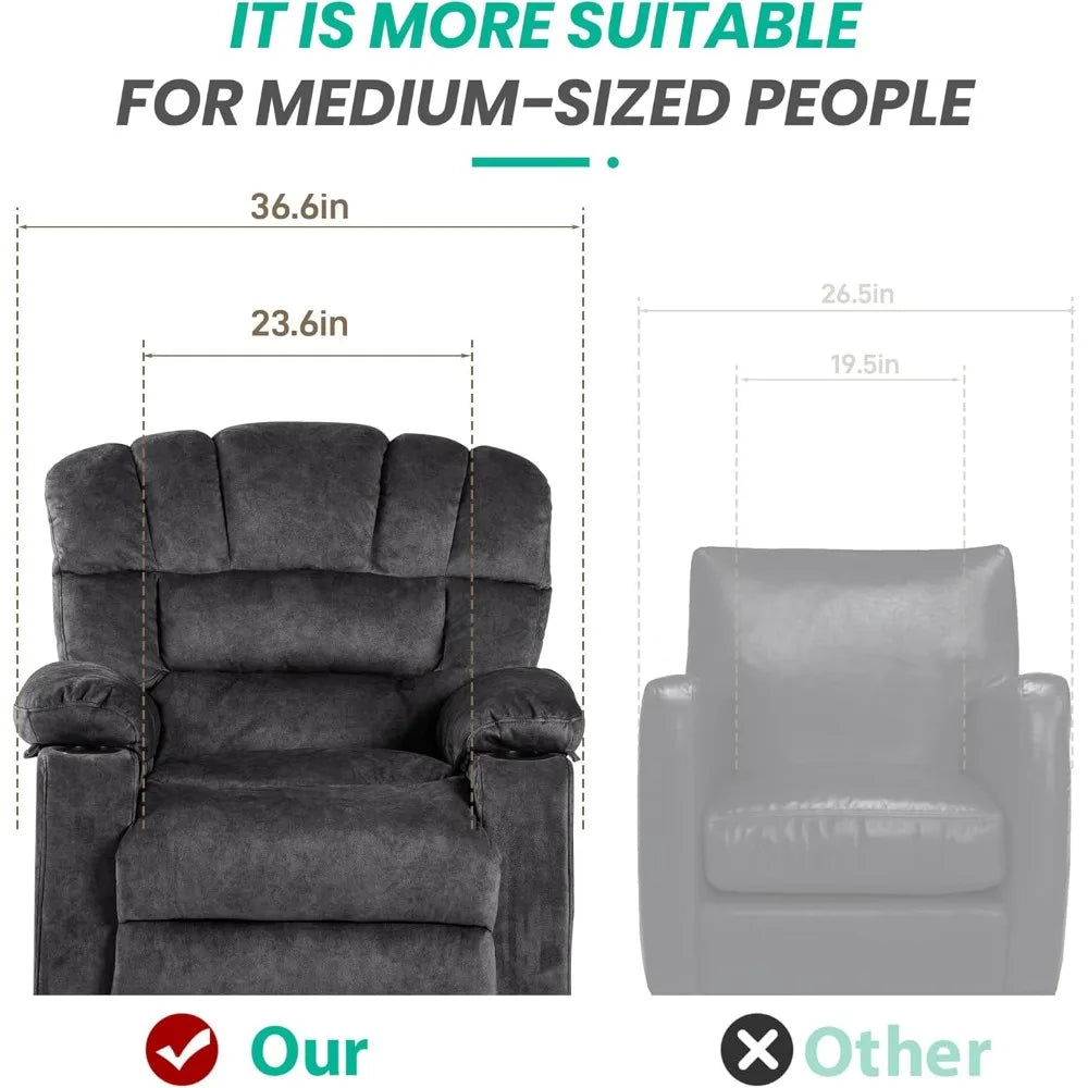 Modern Ergonomic Gravity Recliner