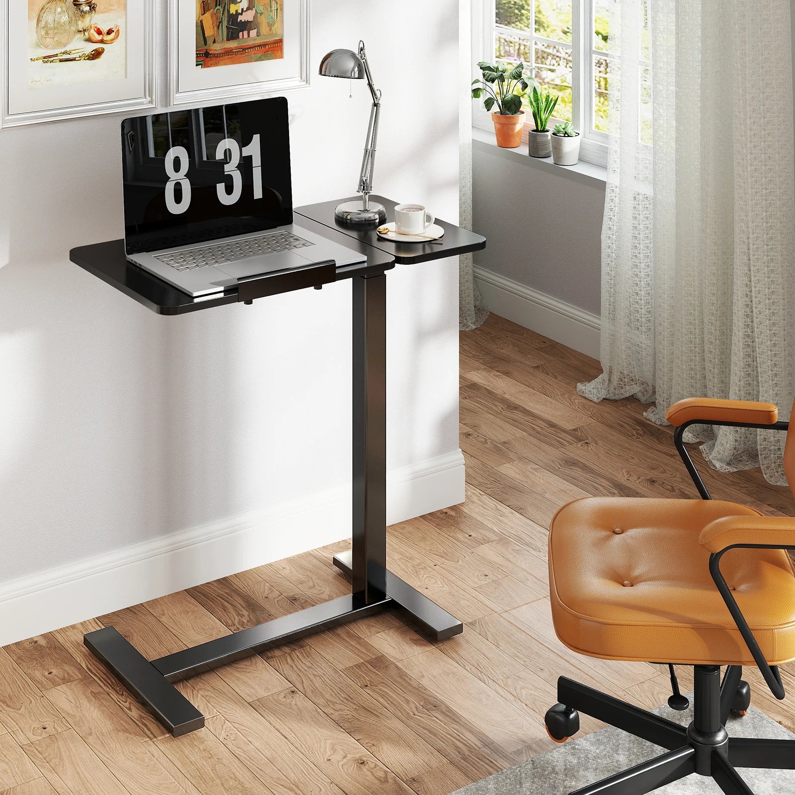 Tilt Top Adjustable Height Table Desk