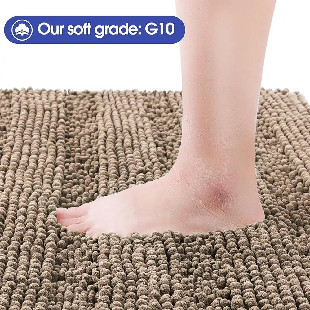 Absorbent Bathroom Mat Set